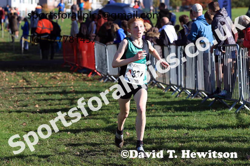 Girls under-15s, 2024 Northern Cross Country Relays, Graves Park, Sheffield.   Photo: David T. Hewitson/Sports for All Pics